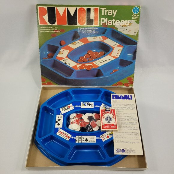 Rummoli Plastic Tray 100% Complete Vintage Card Game by Copp Clark - Picture 1 of 1